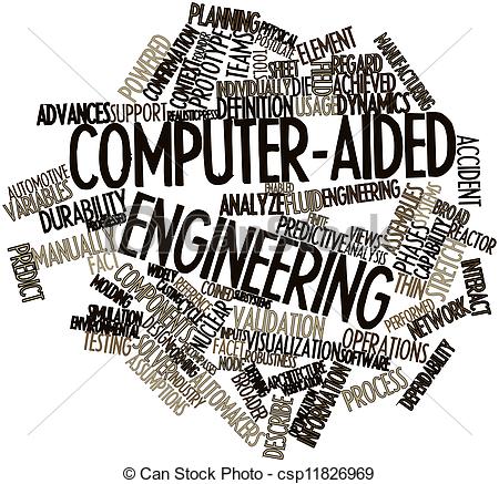 computer aided engineering stock illustration csp11826969